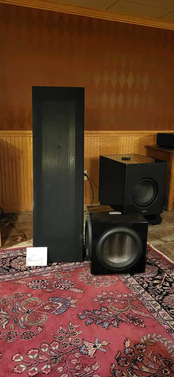 Subs and floor standing speaker